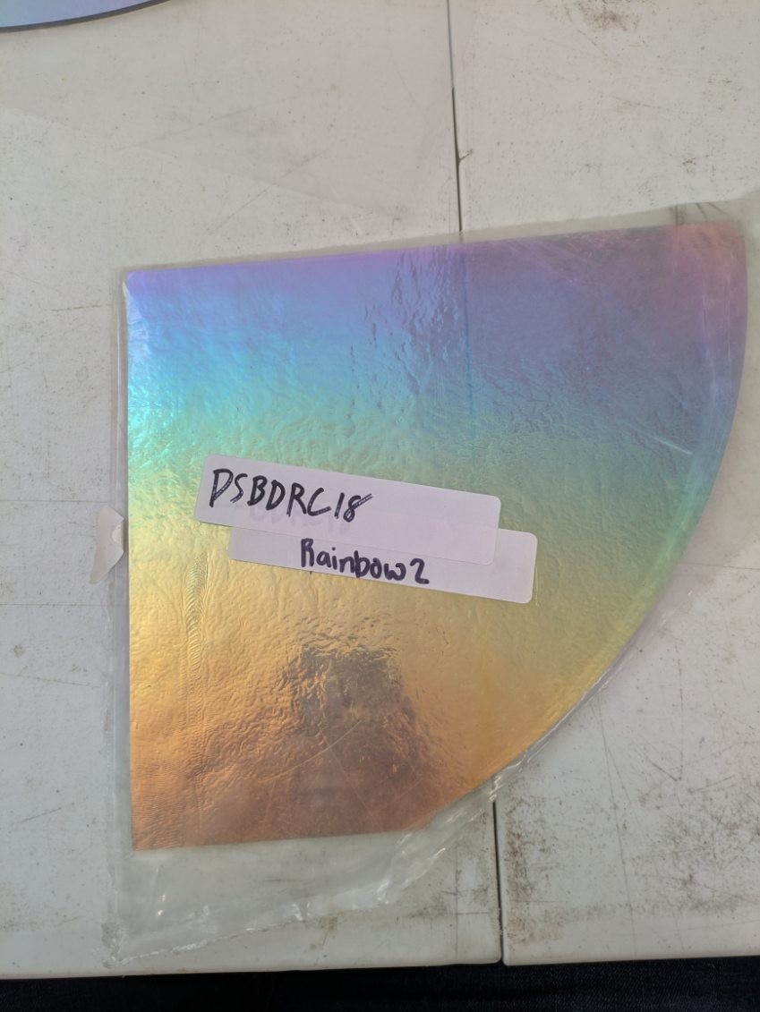Cut Dichro – Rainbow 2 on Clear – 90coe – DSBDRC18