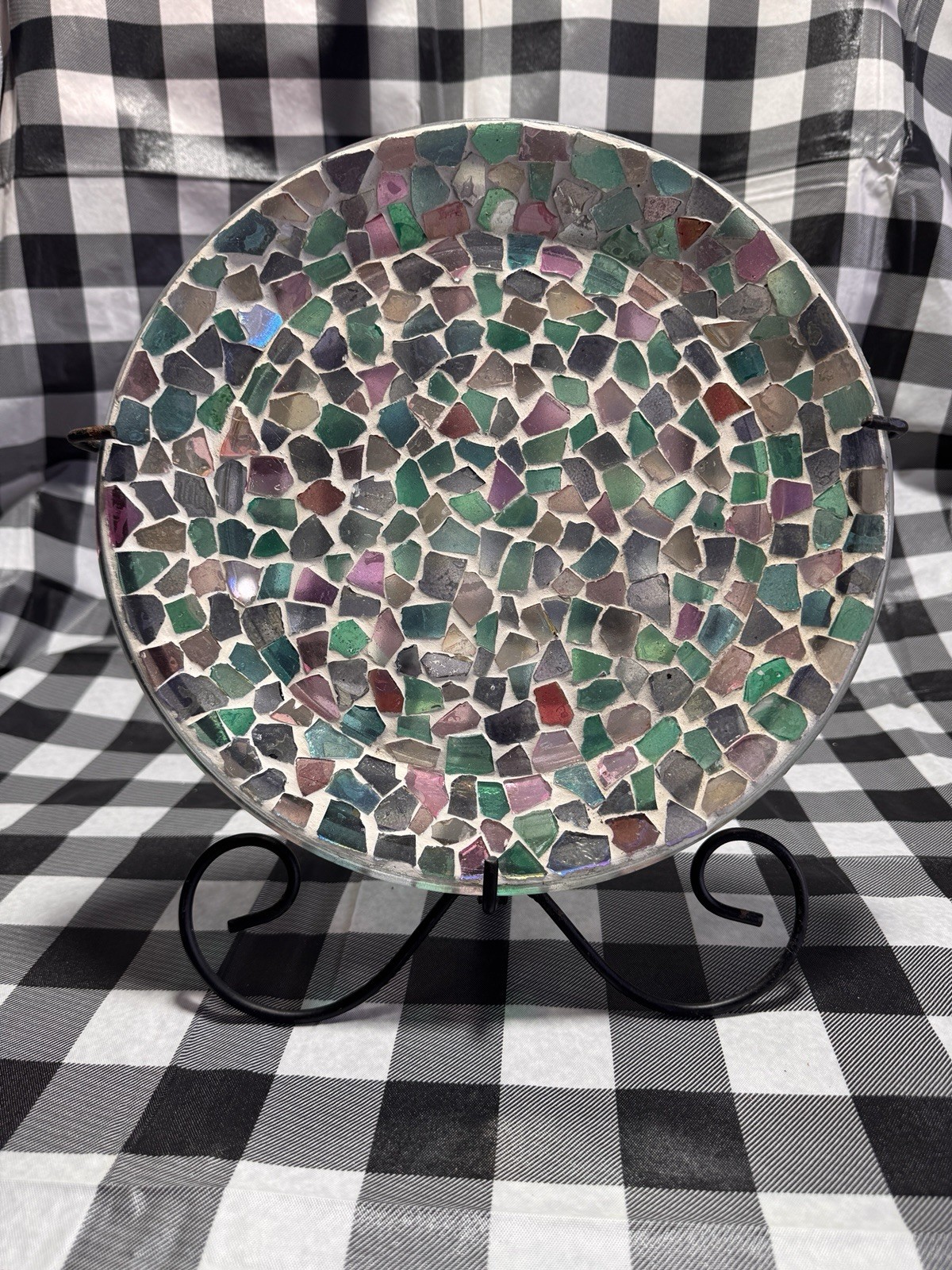 Mosaic Decorative Collectors Plate