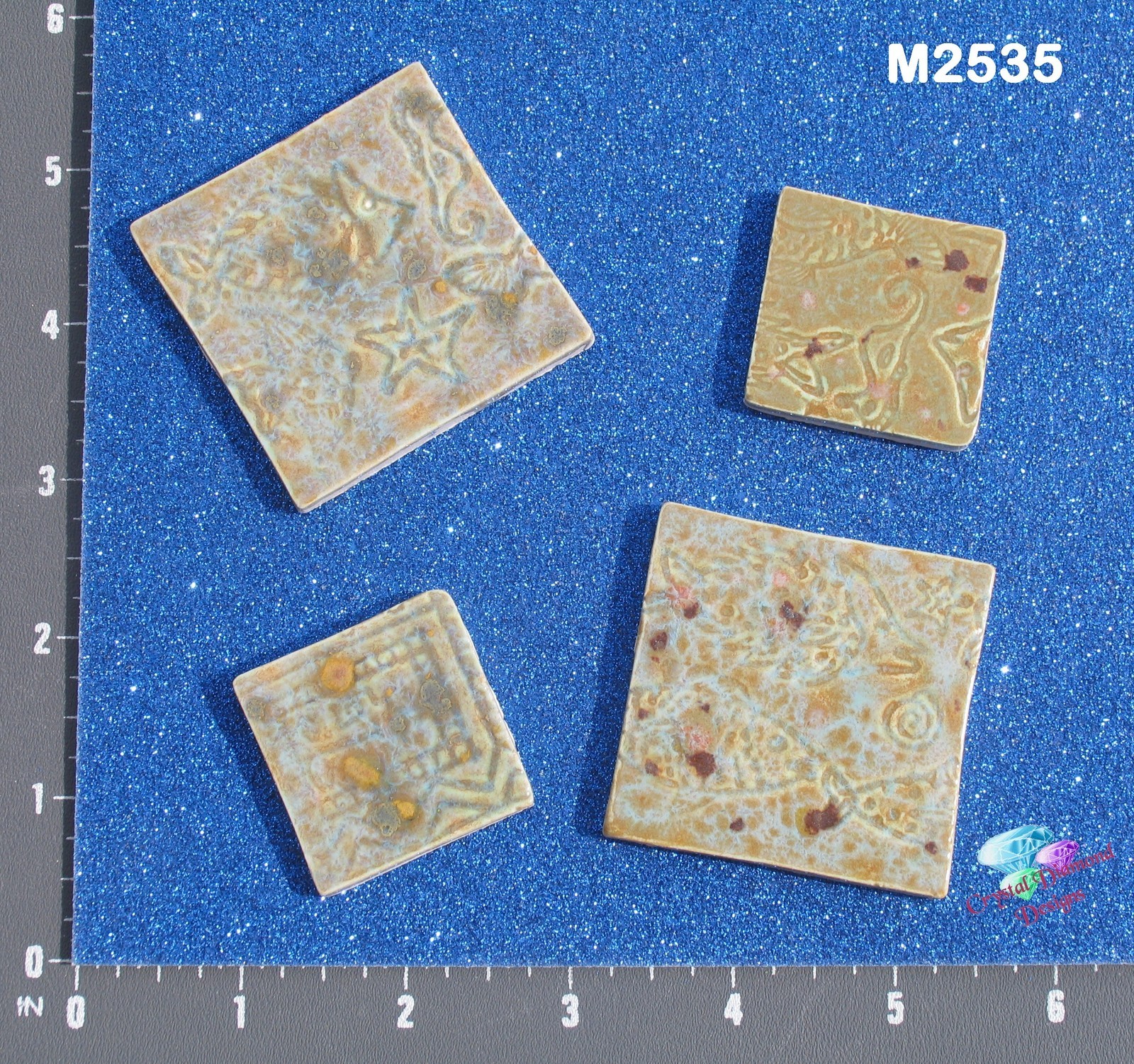 ELEMENTS – HANDMADE, CERAMIC CLAY MOSAIC TILES ( Pick you Group ) #5
