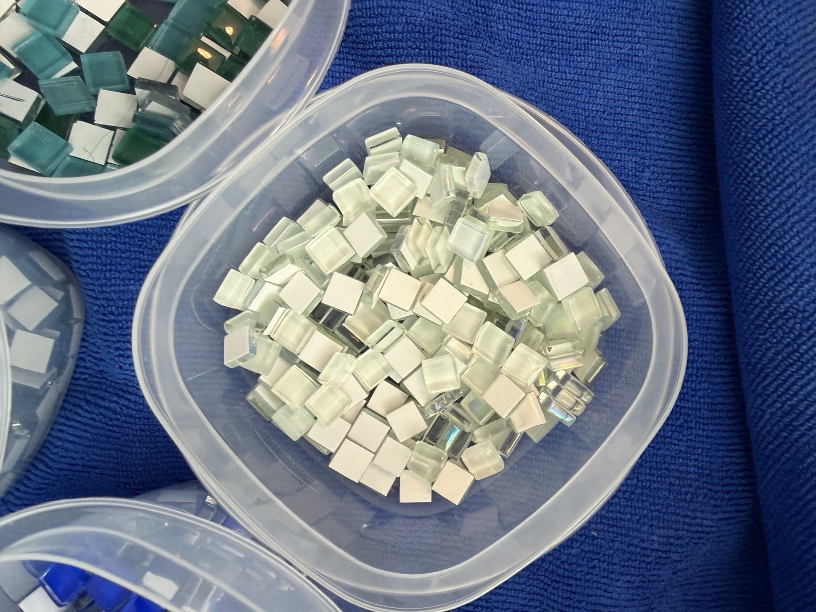 Assort Ceramic Mosaic Tiles for Crafts Bulk, Mixed Color And Shape