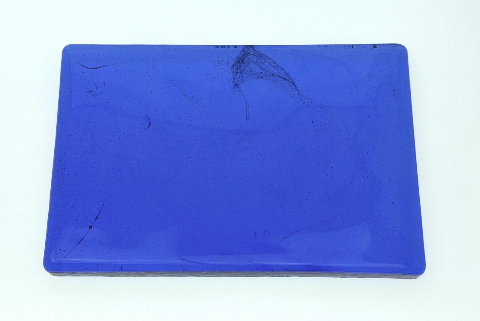 Blenko Handmade Glass Dalle de Verre Architectural Glass Block In Blue ￼