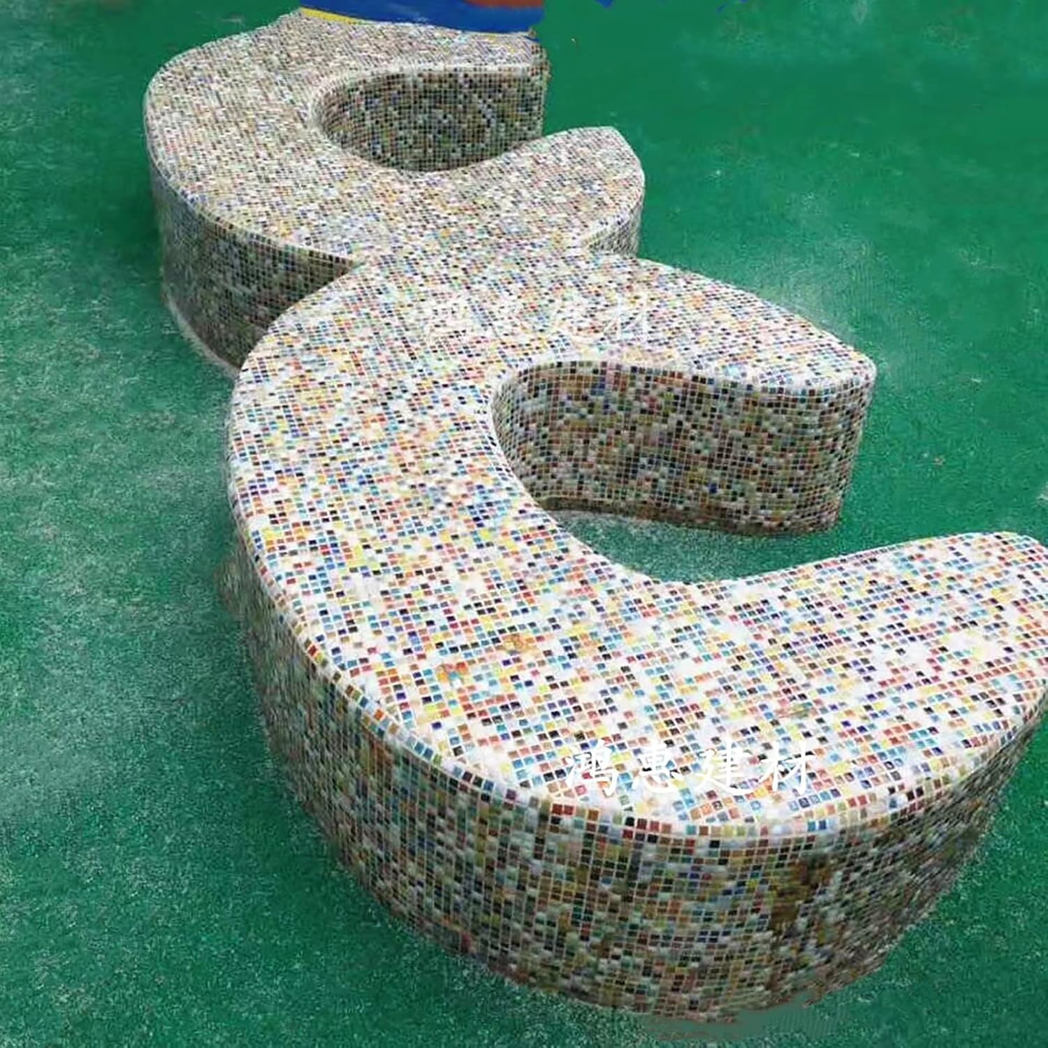 200 Pieces / 200 G Square Shapes 0.4X0.4 Inch Square Ceramic Mosaic Mosaic Tiles