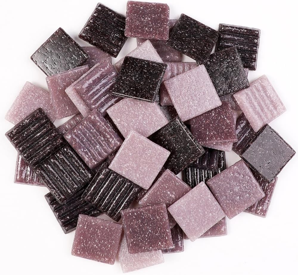 1 LB Mixed Quartz Glass Mosaic Tiles – Perfect for Art & Crafts