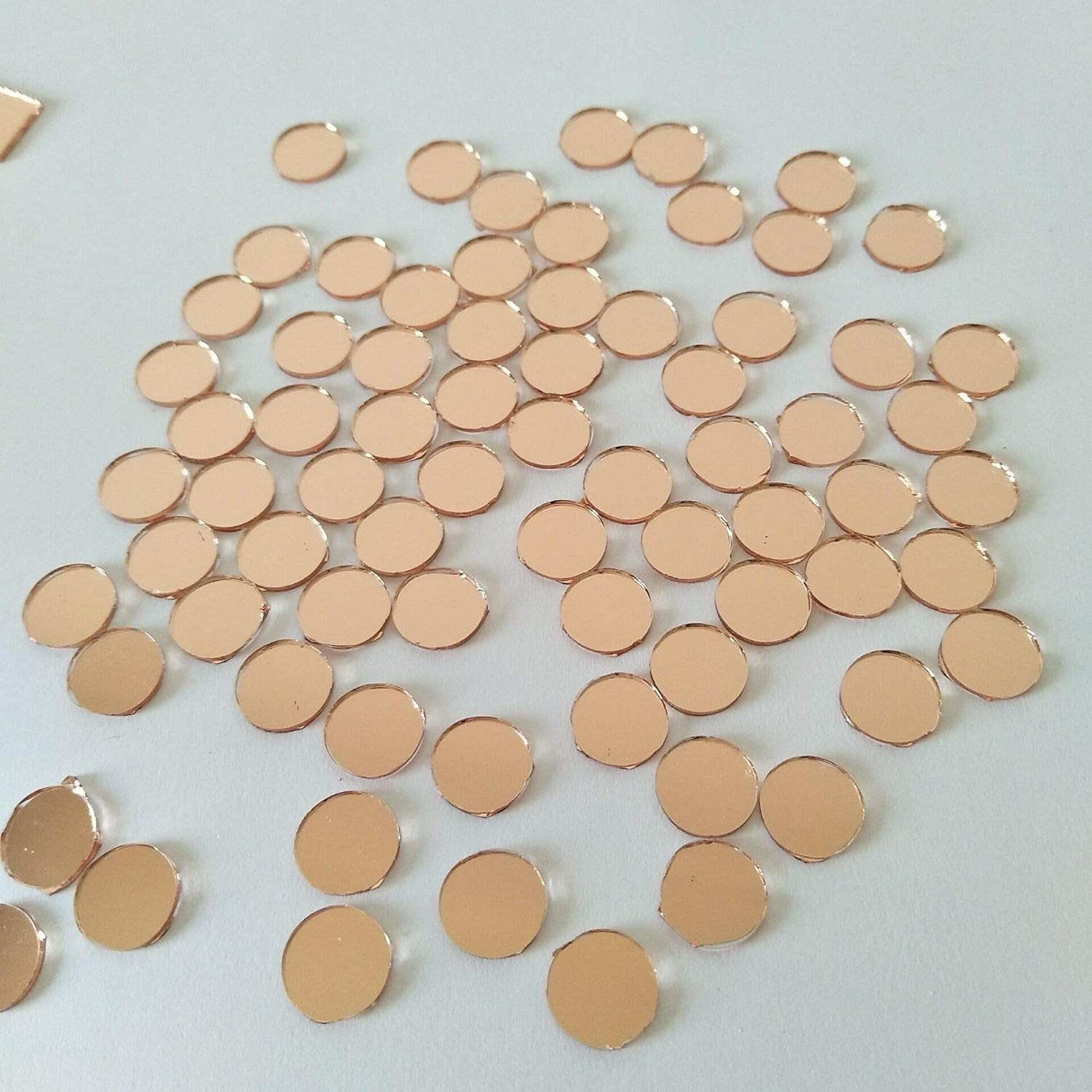 200PCS round Glass Mirror Mosaic Tiles,Crafts Glass Mirrortiles,Real Circle Glas