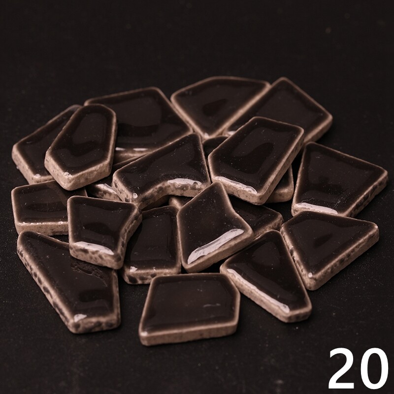 200g Asymmetrical Ceramic Mosaic Tiles DIY for Artwork Craft Home Decoration