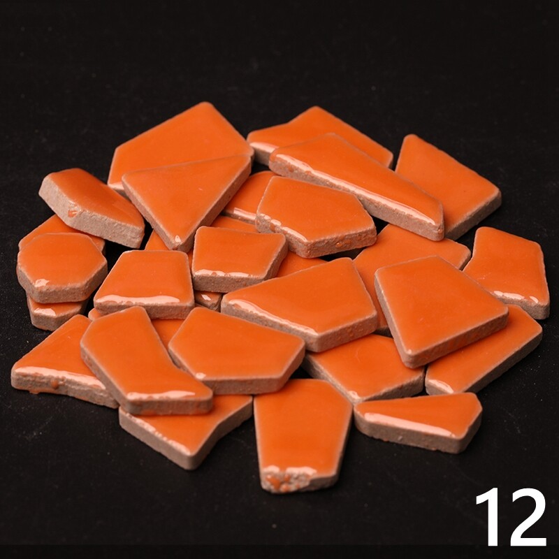 200g Asymmetrical Ceramic Mosaic Tiles DIY for Artwork Craft Home Decoration