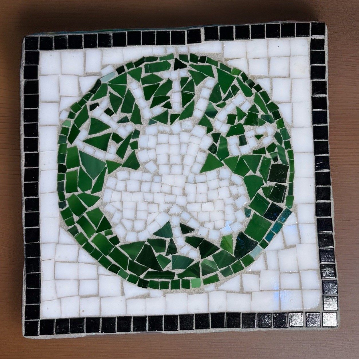 Celtics Dazzling Mosaic Pattern Glass & Tile Modern Art