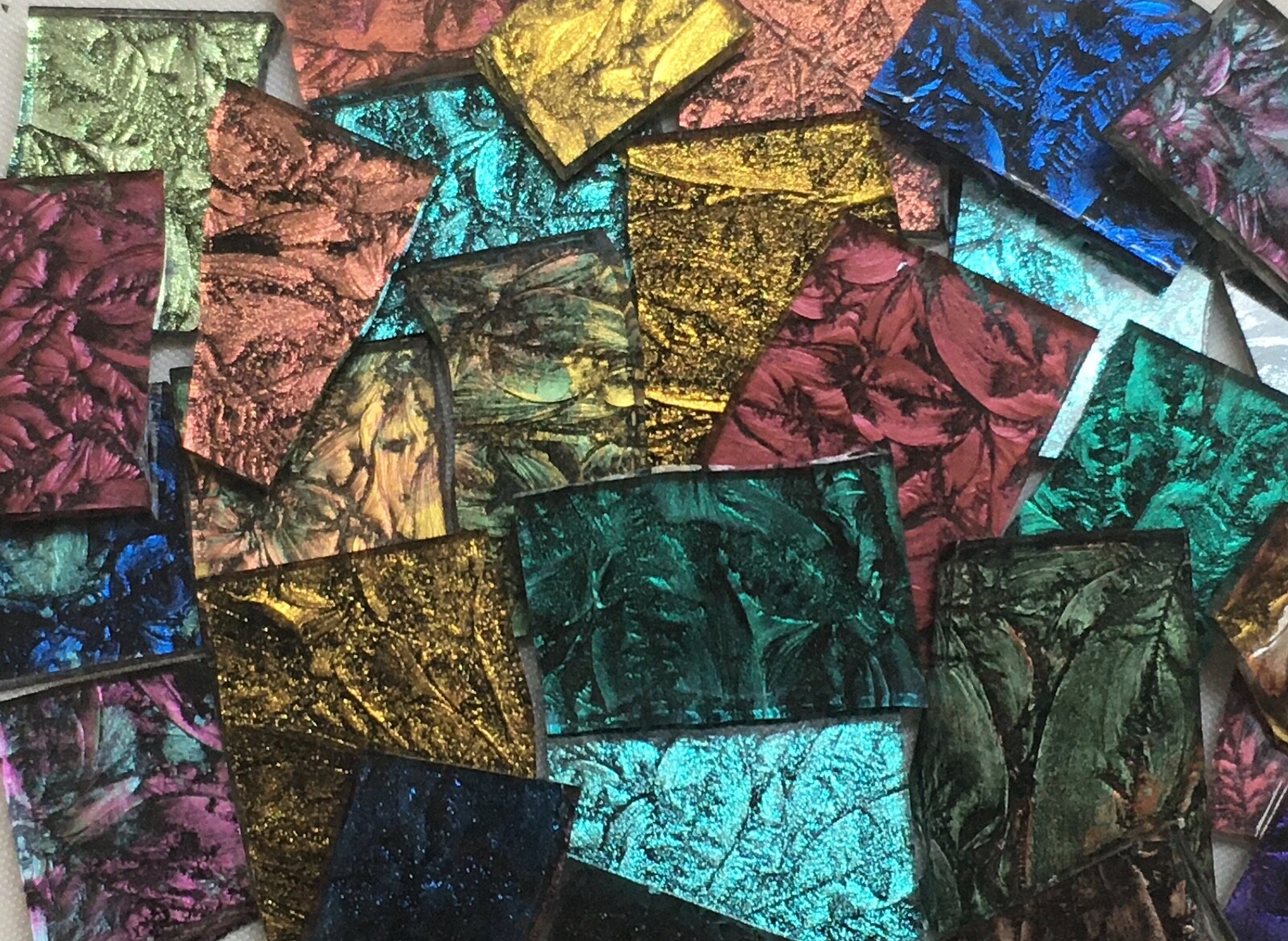 1 Pound Van Gogh Mosaic Scrap – FREE SHIPPING $75 OR HIGHER
