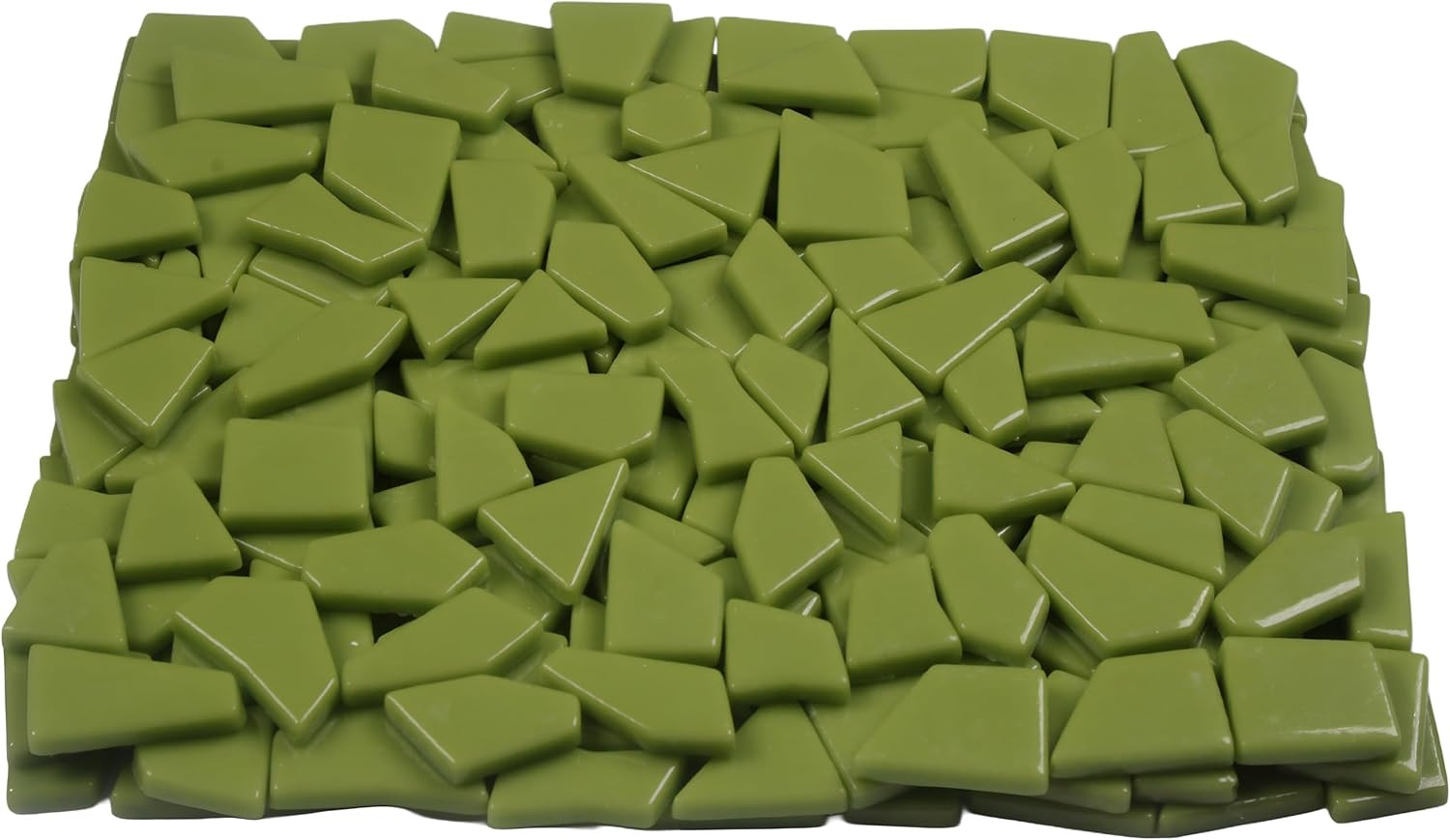 Irregular Glass Mosaic Tiles Bulk 500G Glossy and Iridescent Mosaic Glass Tiles