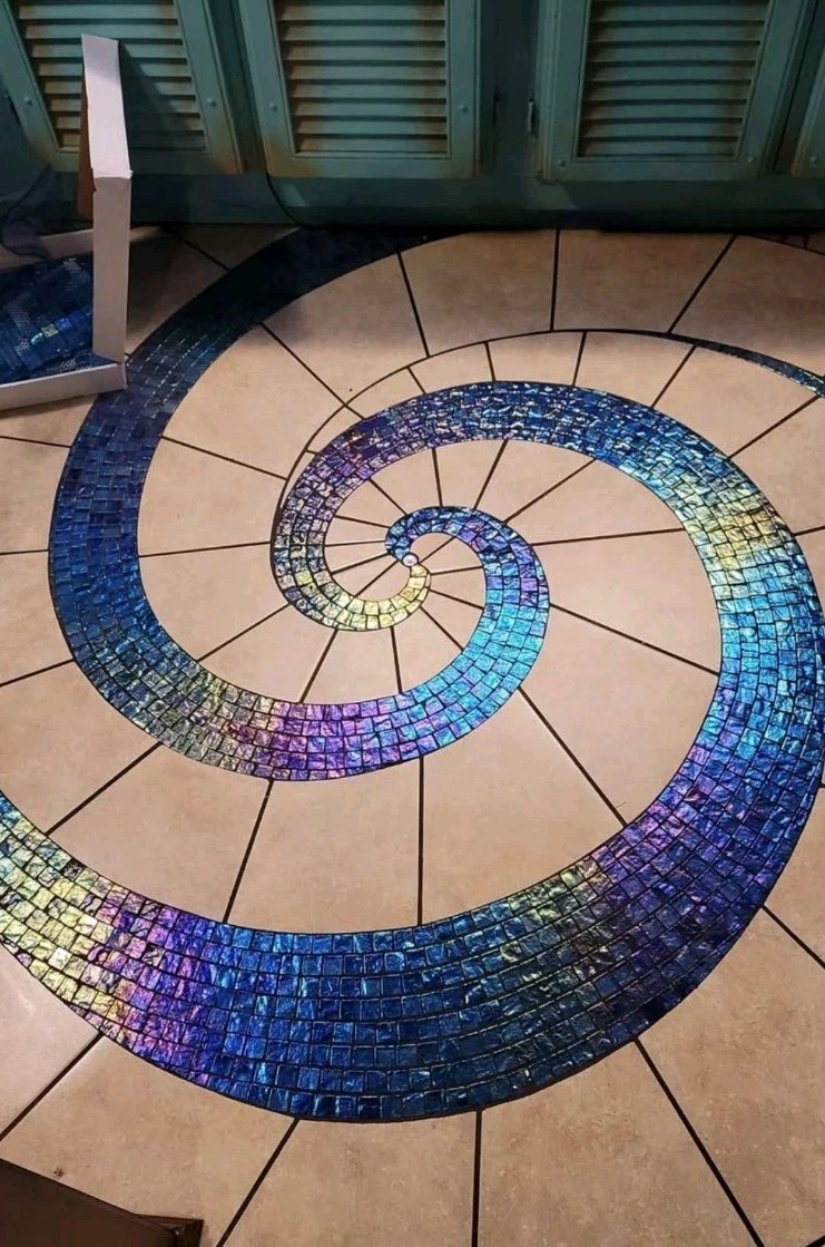 Beautiful High Iridescent Rainbow Mosaic Tile 12×12 Sheets