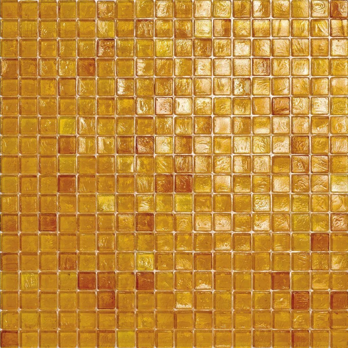 Sicis Waterglass Amber 3 Glass Mosaic Tile