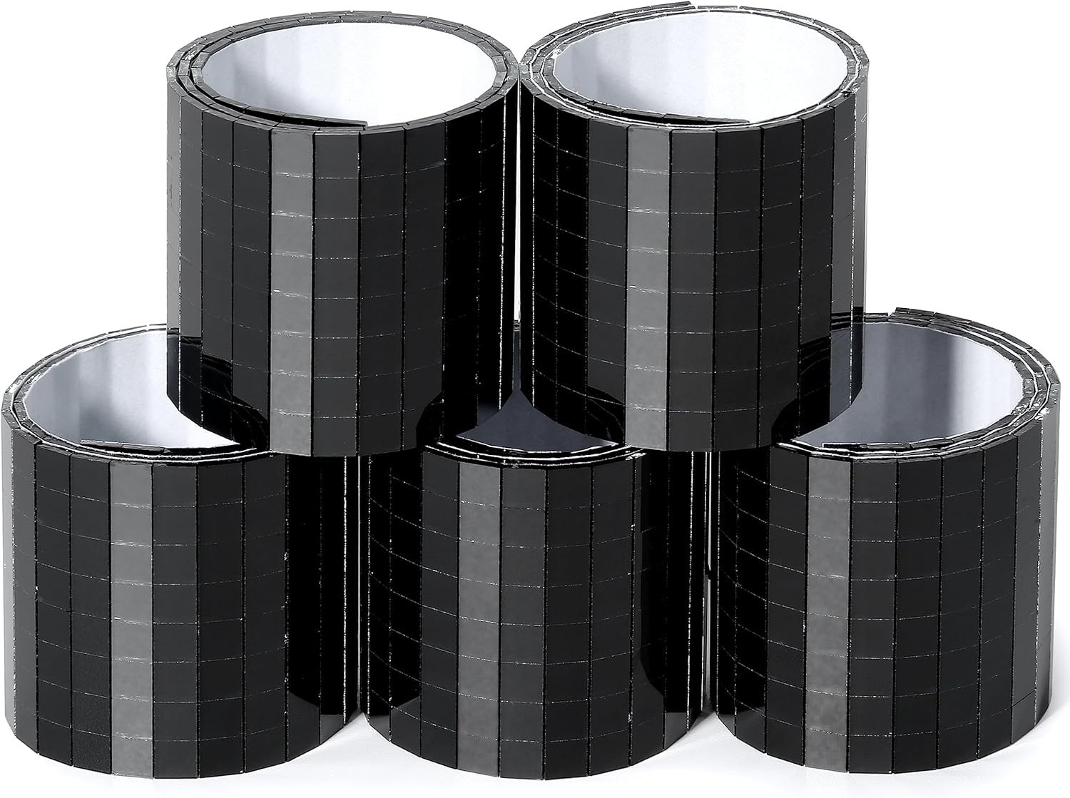 DIY Disco Ball Stickers, 2360 PCS Black Glass Tiles for Interior Decoration