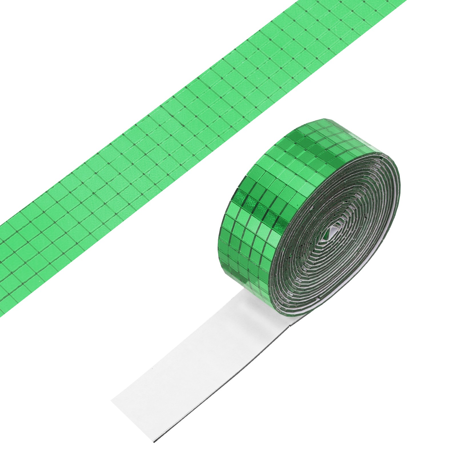 2500Pcs 5x5mm Green Self Adhesive Mirrors Mosaic Tiles Mosaic Sticker
