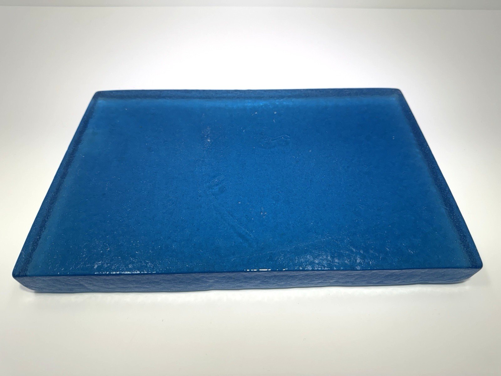 BLENKO Dalle De Verre Light/Medium Blue 12×8 Hand-Cast Architectural Glass 1of2