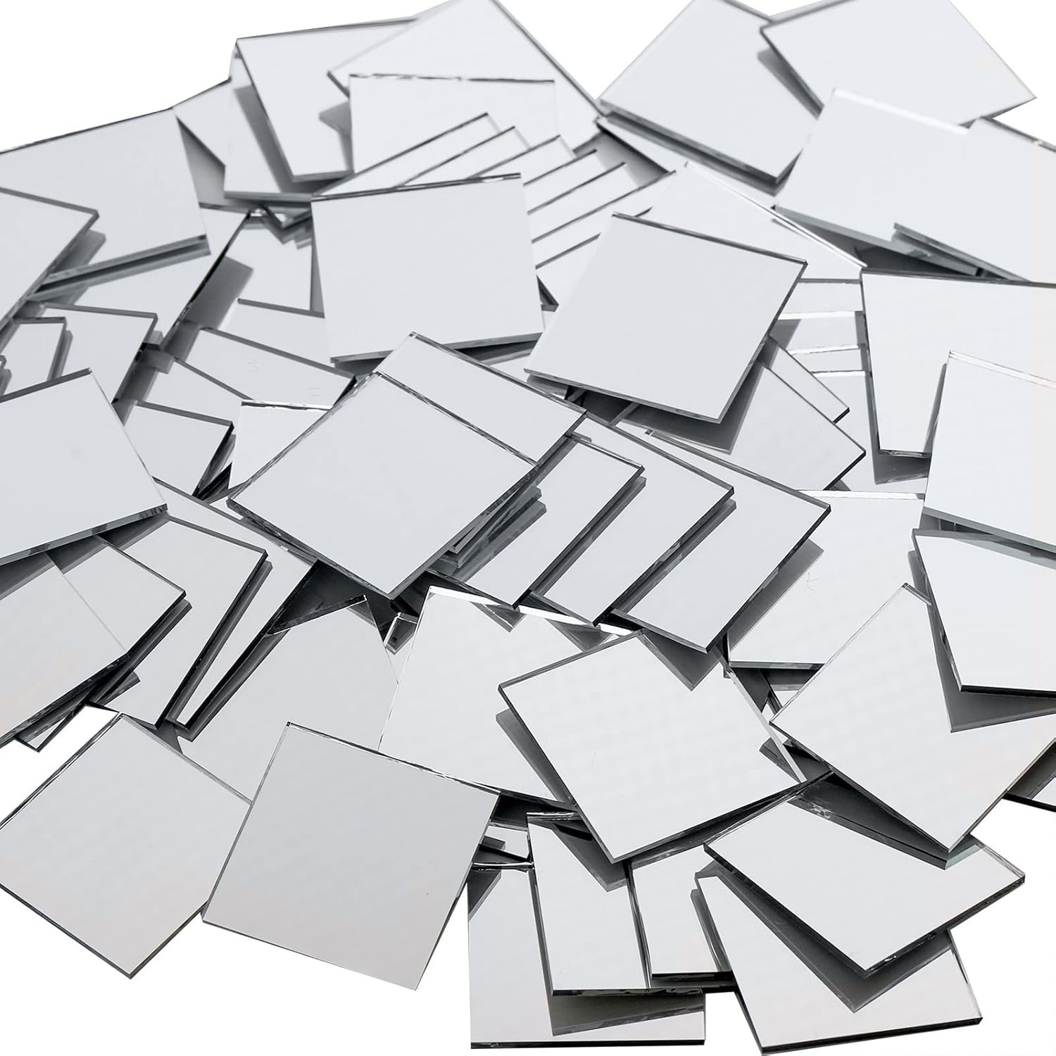 Home Wall Decor Mirror Tiles, Pack of 200