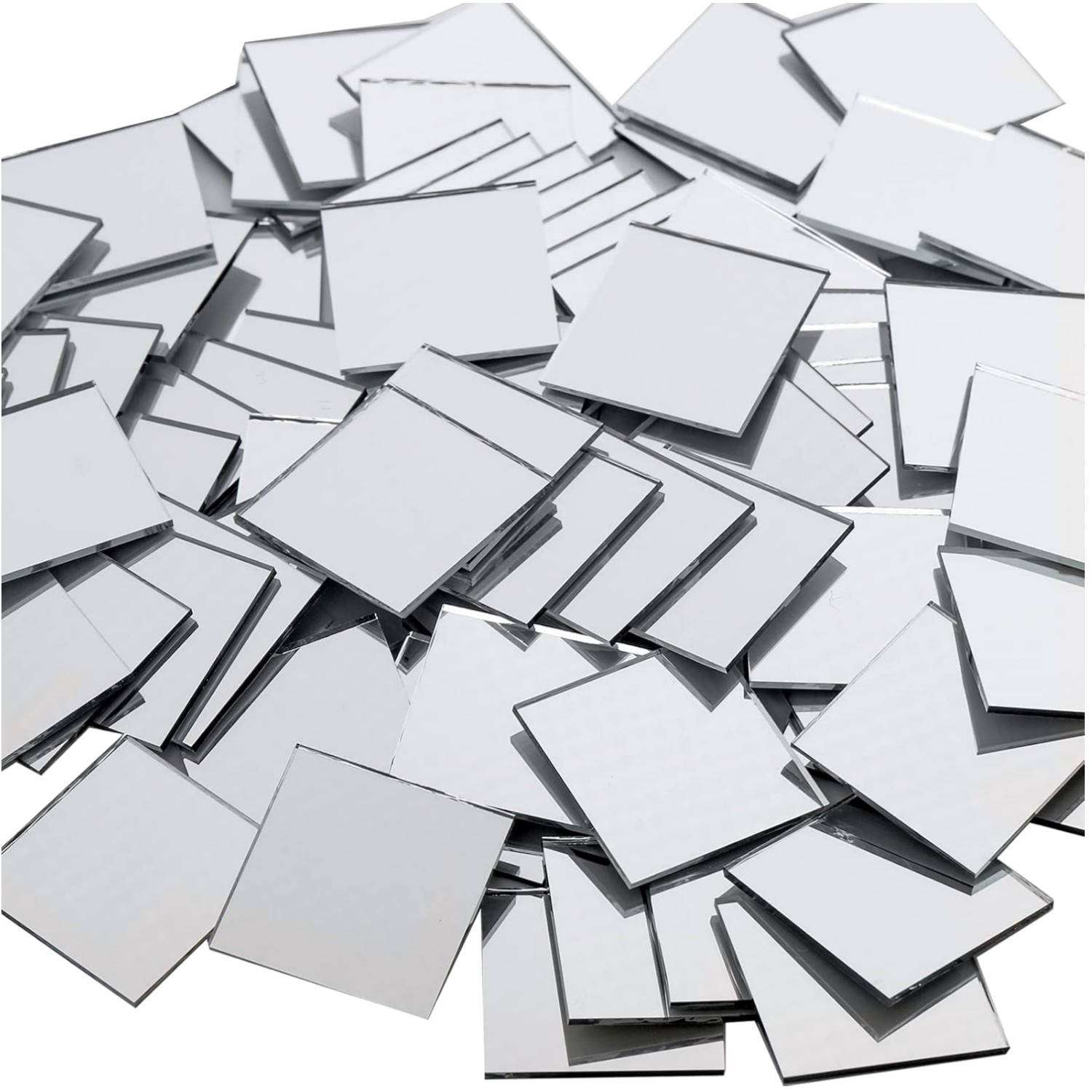 Home Wall Decor Mirror Tiles, Pack of 200