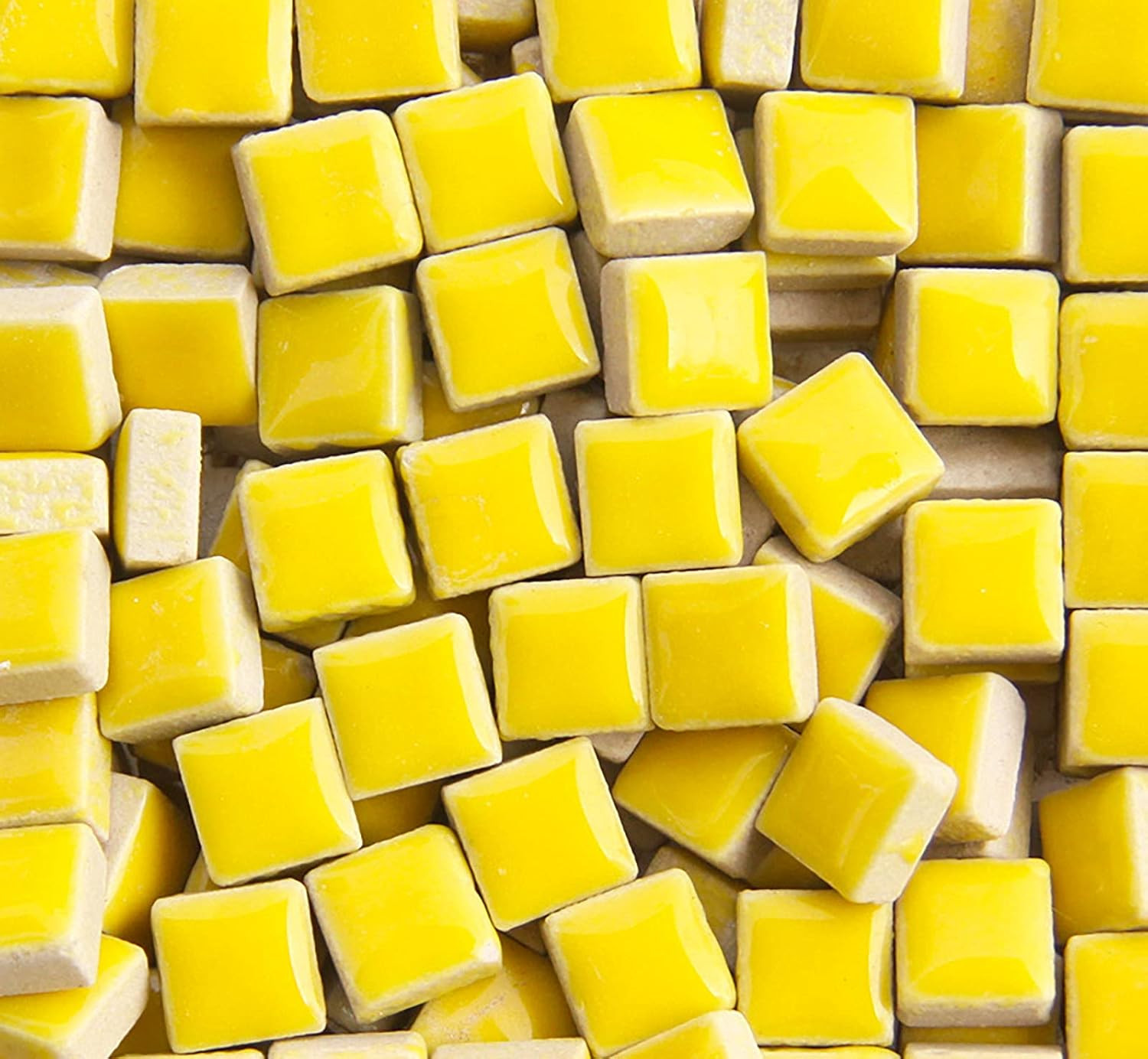 200 Pieces / 200 G Mosaic Tiles, Square Shapes 0.4X0.4 Inch Square Ceramic Mosai