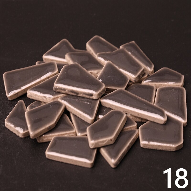 200g Asymmetrical Ceramic Mosaic Tiles DIY for Artwork Craft Home Decoration