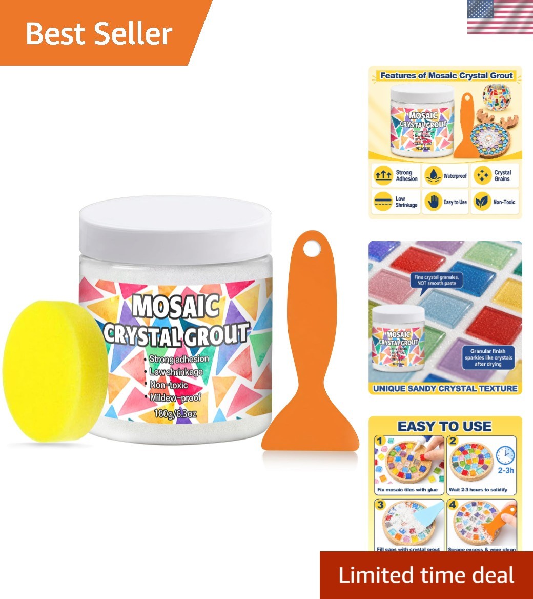 Mosaic Crystal Grout, Mosaics Tile Tools, Mosaic Tile Accessories – Essential…