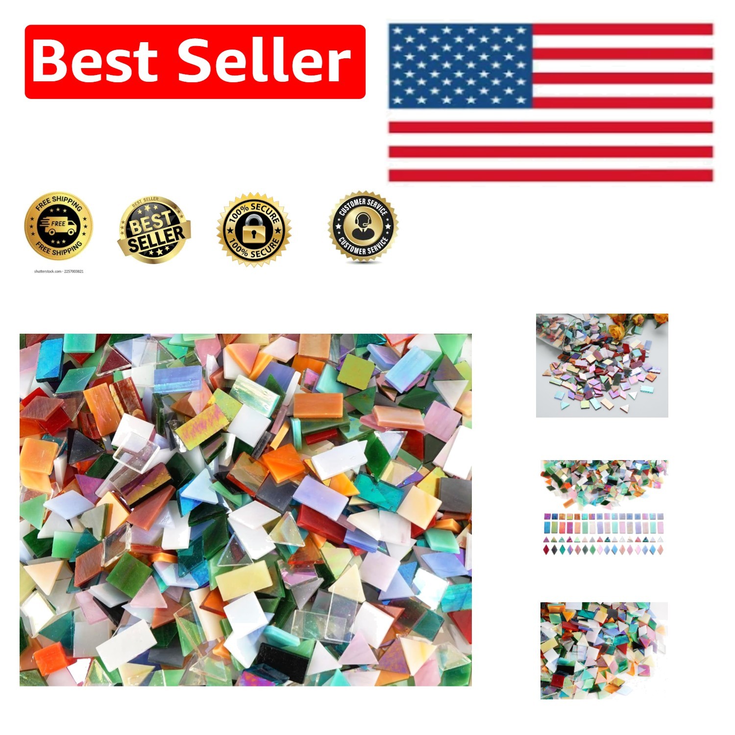 Modern Iridescent Glass Mosaic Tile Bulk – 700 Pieces for Creative Home Décor