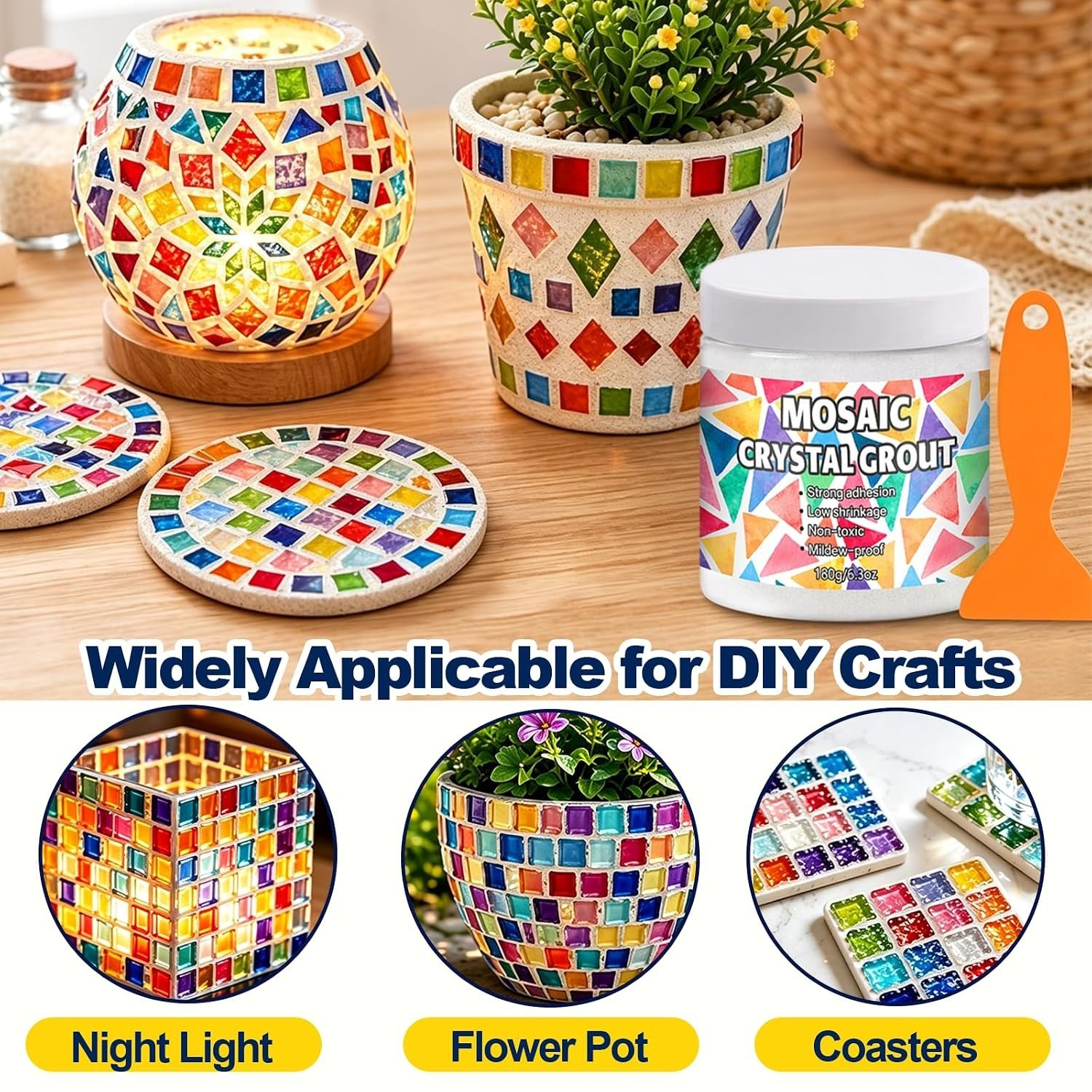 Mosaic Crystal Grout, Mosaics Tile Tools, Mosaic Tile Accessories – Essential…