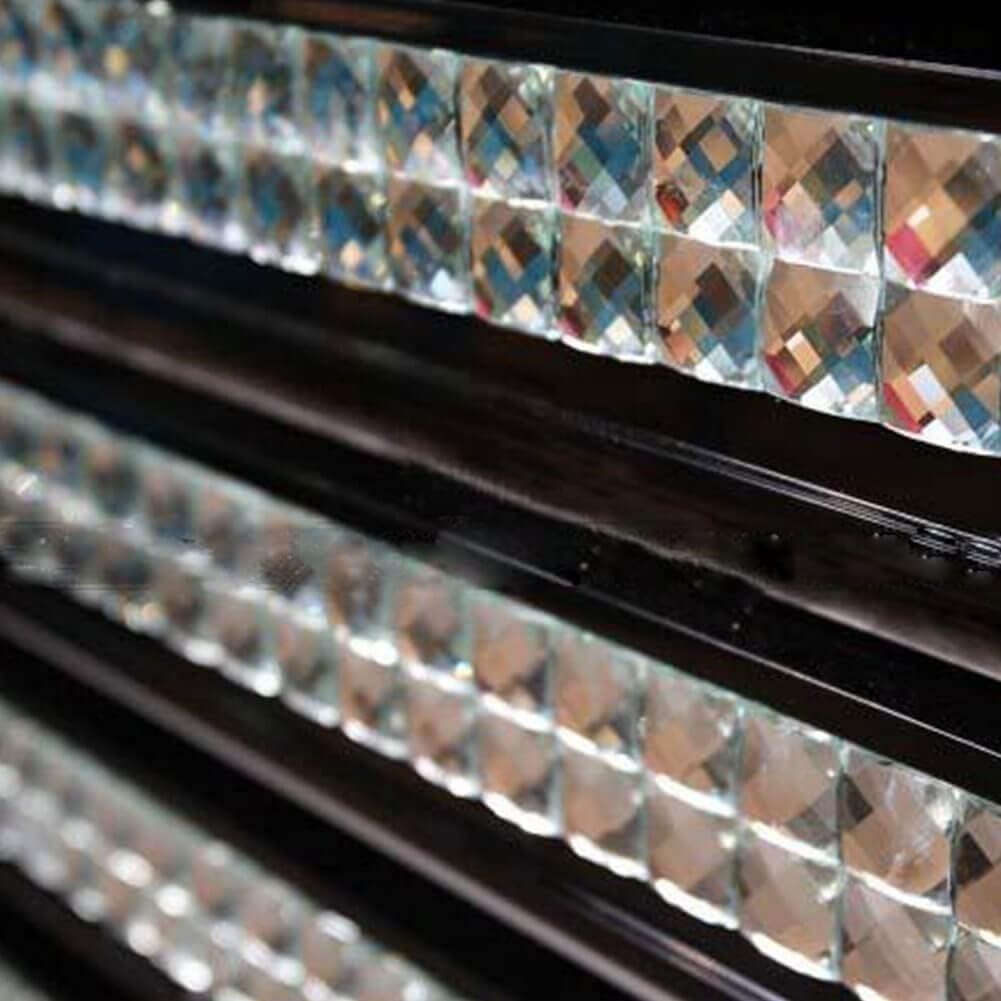 Crystal Diamond Mirror Tile – Peel and Stick, 5 Sheets