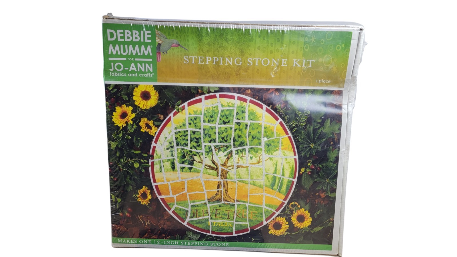 Debbie Mumm Mosaic Stepping Stone Craft Kit Olive Tree Italia 050-0464