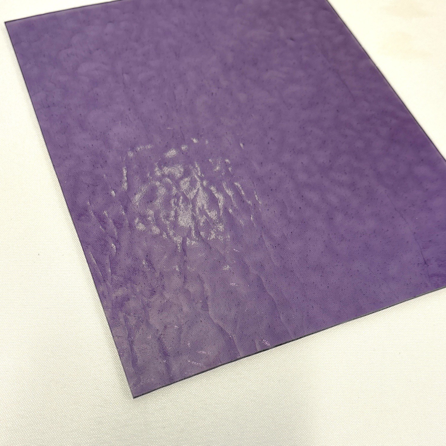 Wissmach 8×6 Lavender English Muffle Stained Glass Sheet – Mosaic, Panel, & DIY