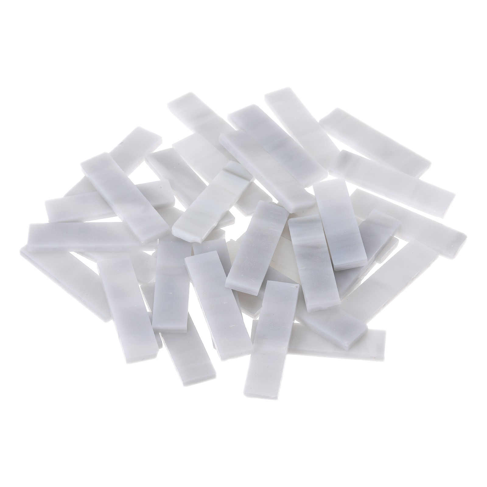 Stained Glass Strip, Gray Mosaic Tiles 200g/7.05 oz