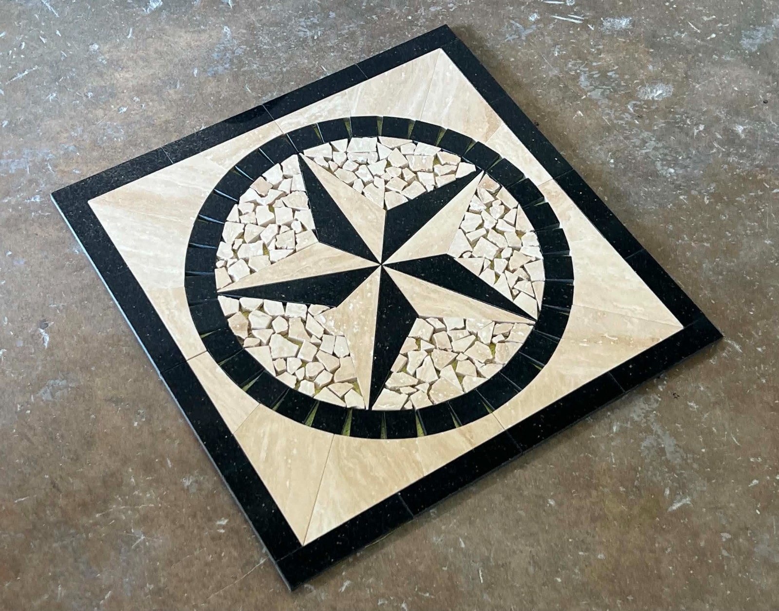 Floor Medallion Marble 28×28 Inch