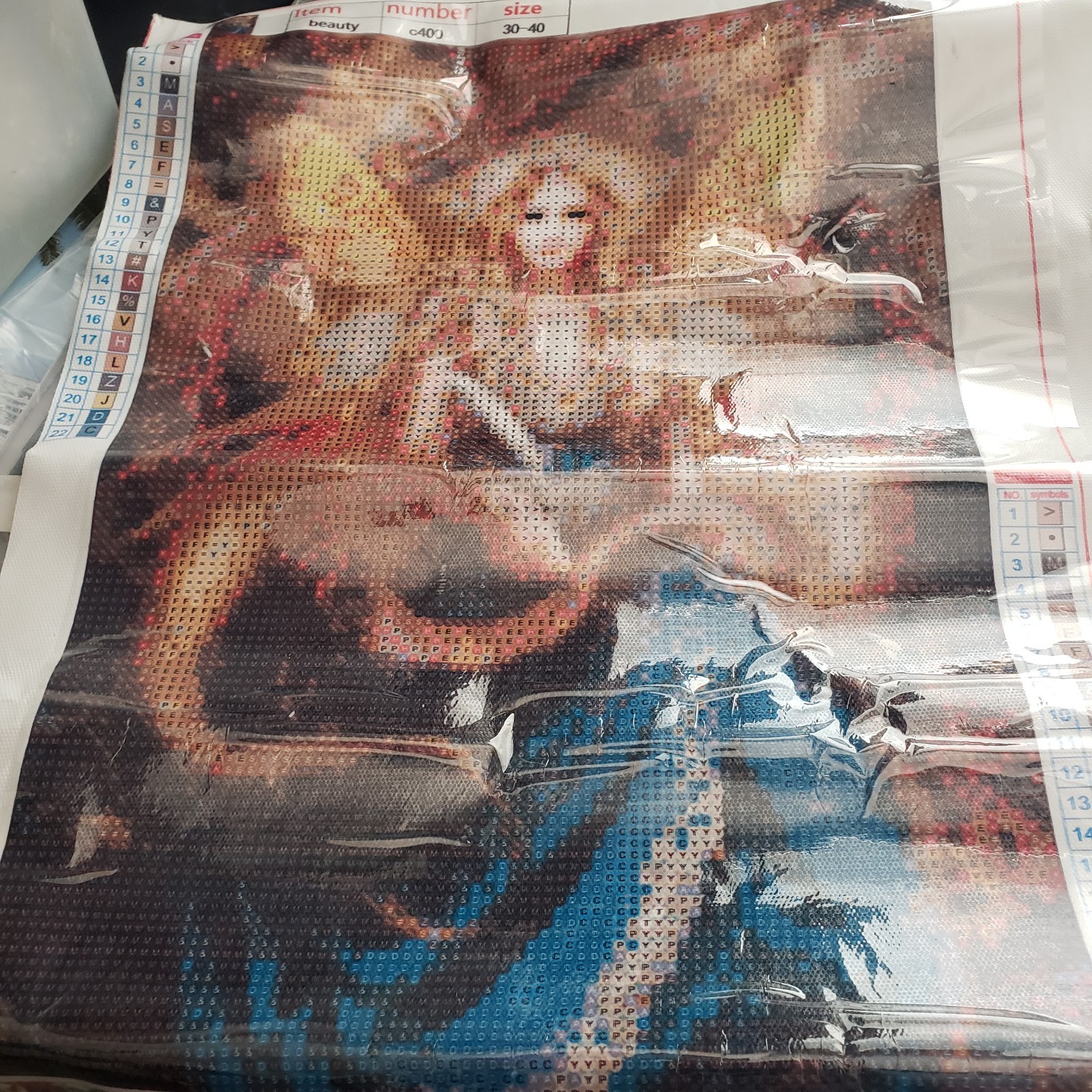 5D DIY Full Round Drill Diamond Painting Enthroned Fairy Queen 30x40cm MosaicArt