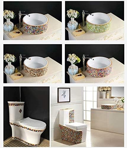 Mixed Color Mosaic Glass Tiles Shine Crystal Pieces Small, Panchromatic
