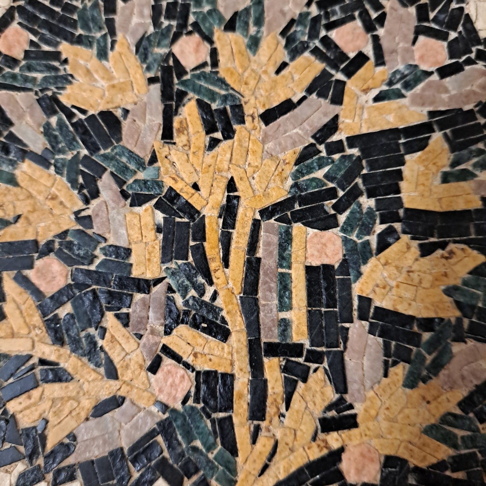 Tree of Life Hand Made 9.25″x9.25″ Mosaic Marble Tile Art Decor Vintage Jordan