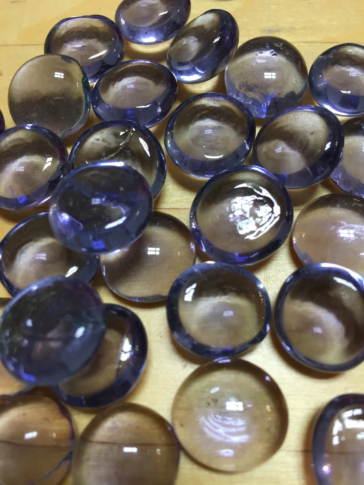SM CYBER PURPLE Glass Gems, Pebbles, Marbles Mosaic Tiles
