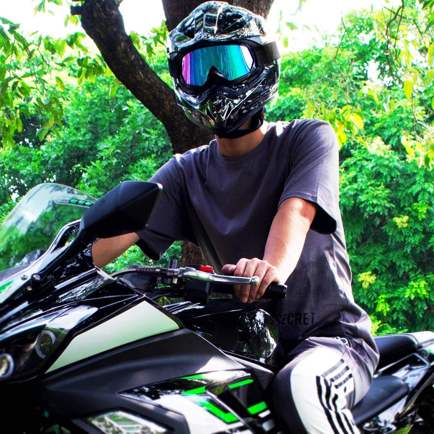Motocross Dirt Bike Motorcycle Goggles for Youth and Adult | UV400 Windproof Dus