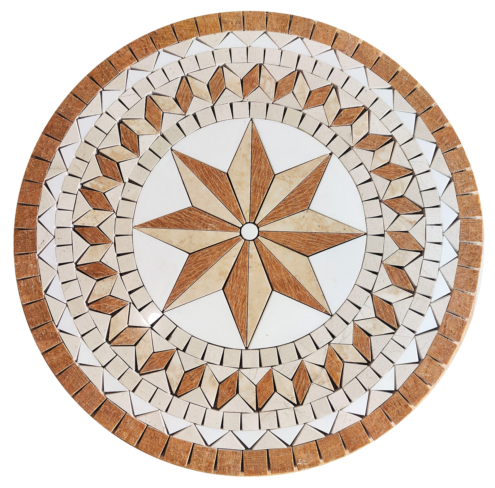 Floor Marble Medallion – 23.25 inches – Round