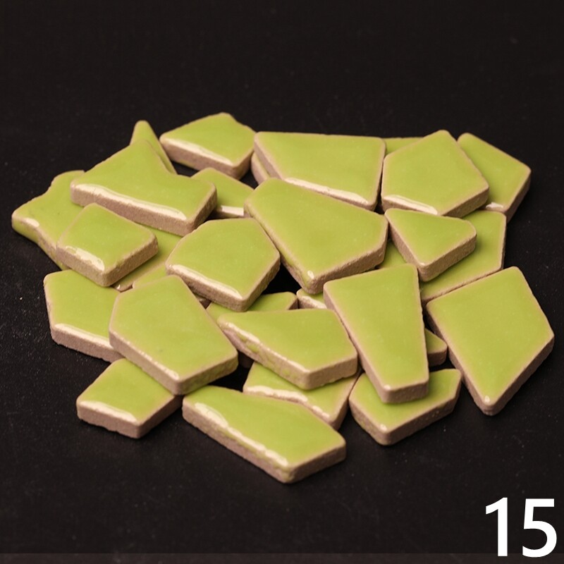 200g Asymmetrical Ceramic Mosaic Tiles DIY for Artwork Craft Home Decoration