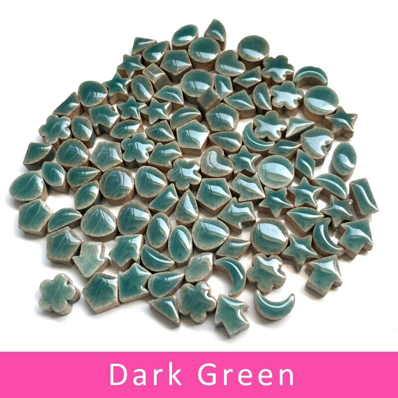 1cm Star Moon Flower Irregular Decorate Ceramic Mosaic DIY Material Art Craft