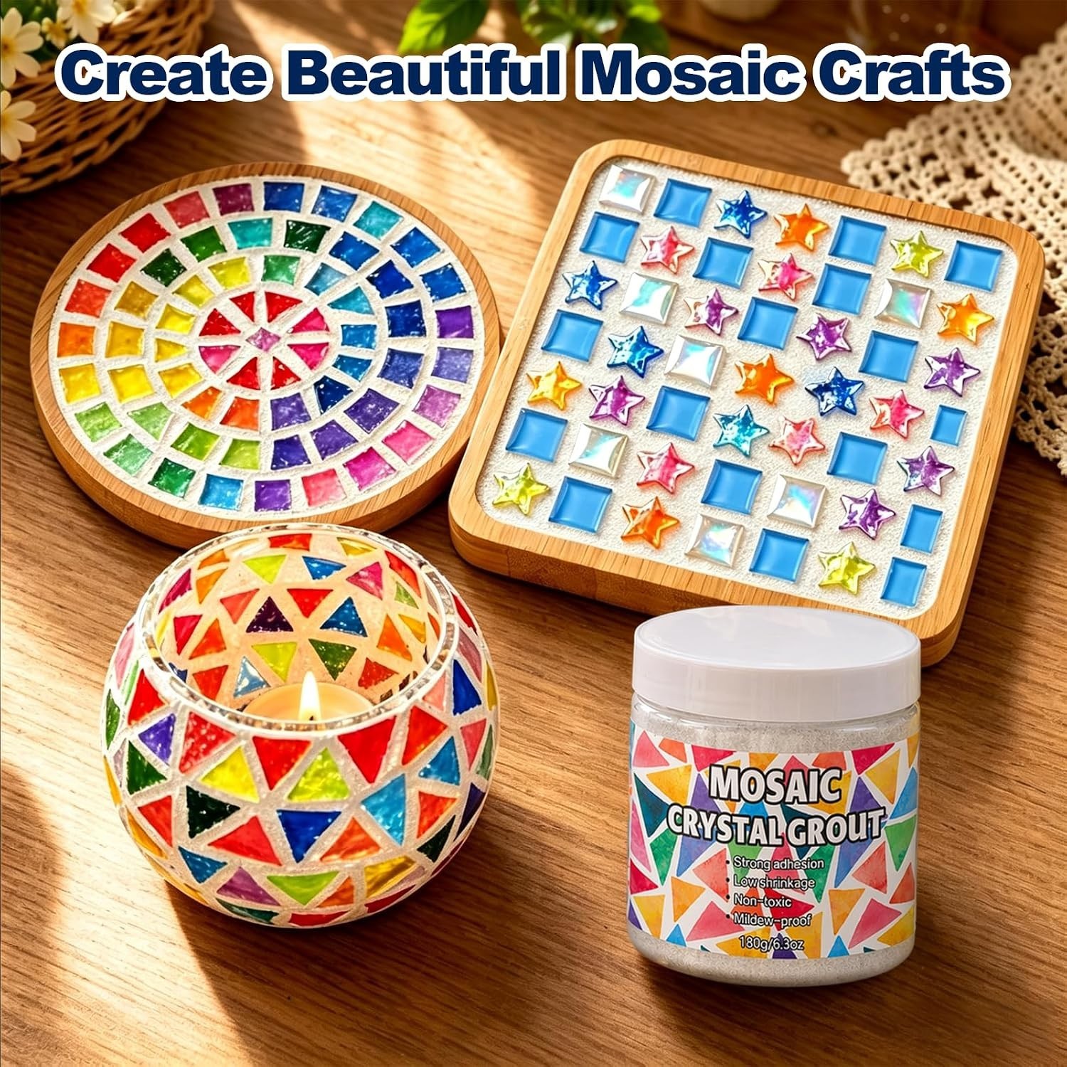Mosaic Crystal Grout, Mosaics Tile Tools, Mosaic Tile Accessories – Essential…