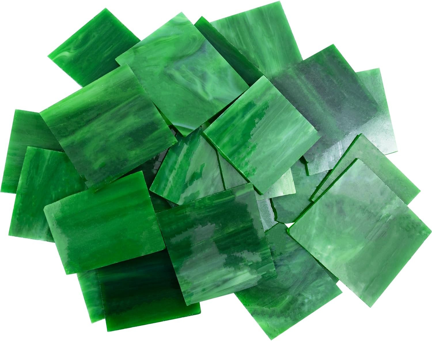 Stained Glass, Stain Mosaic Tiles, Broken Glass Pieces,4X5Cm Square Mosaic Tile