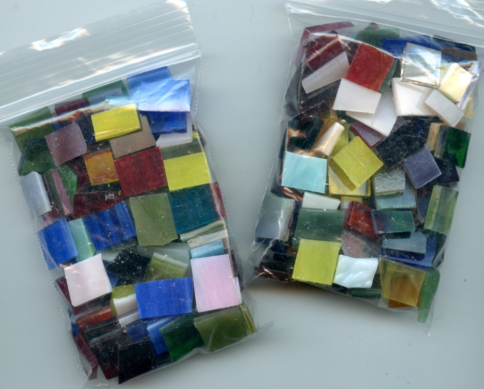 Mosaic Glass: MIXED BAG SAMPLER – $$ TWO 5oz PACKS – ONE LOW PRICE $$ – 200+ pcs