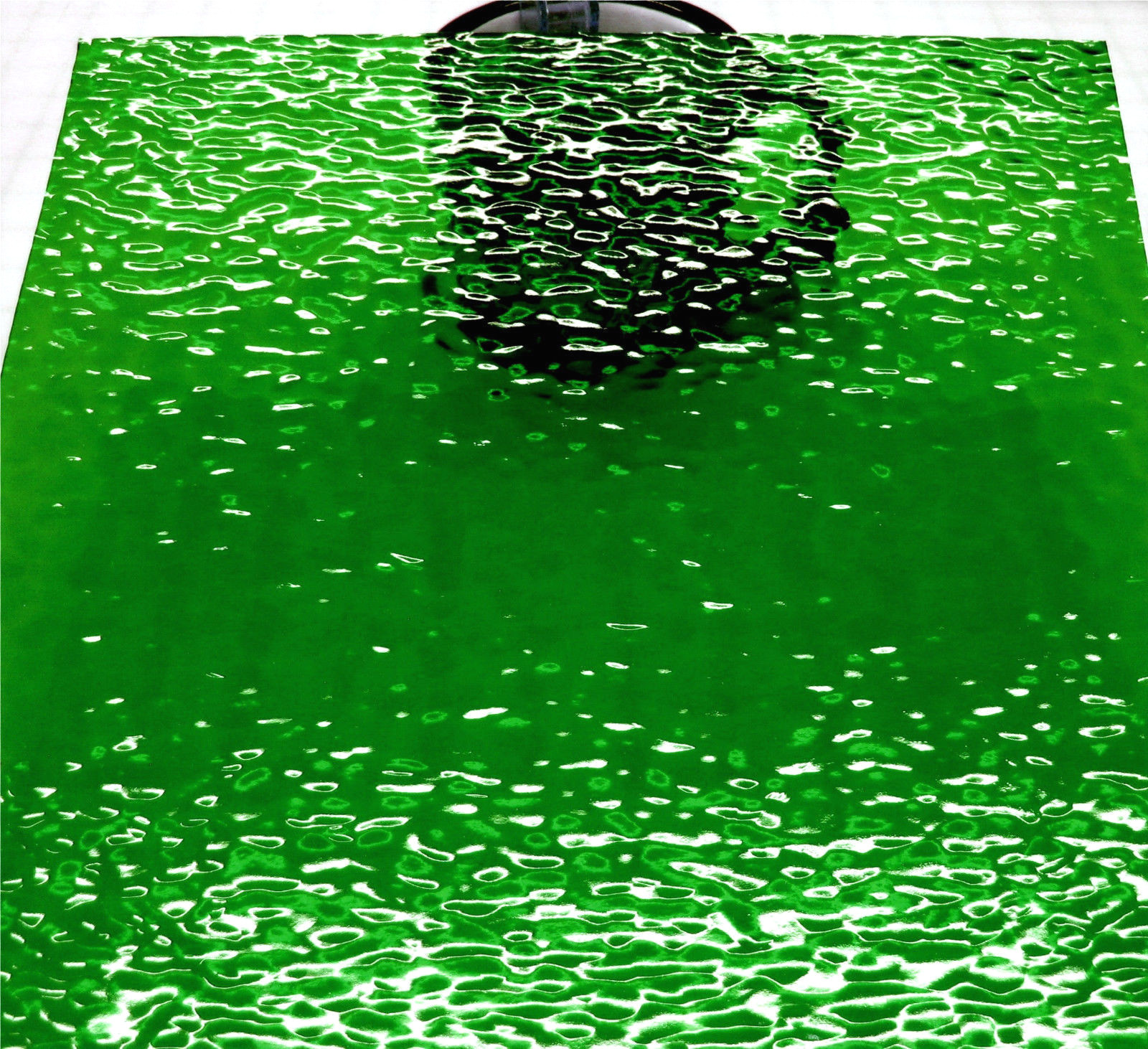 110 Mosaic Tiles 1/2″ SPARKLING FLORAL GREEN HAMMERED Transparent Stained Glass