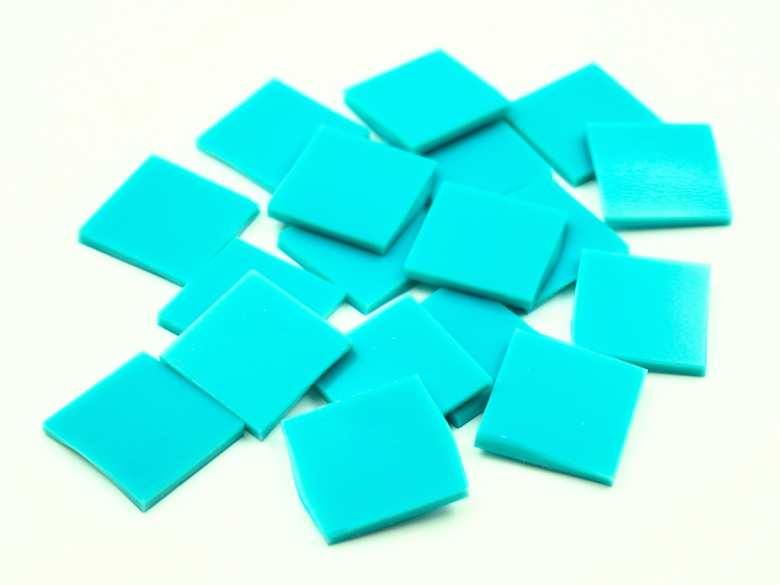 4″ x 8″ Turquoise Green Opal Stained Glass Mosaic Tiles | Fusible 96