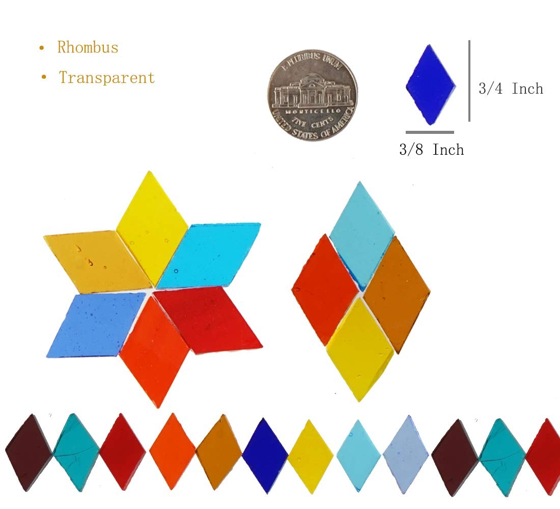 Lanyani 1600 Small, Transparent Assorted Colors – 4 Shapes (1600pcs)