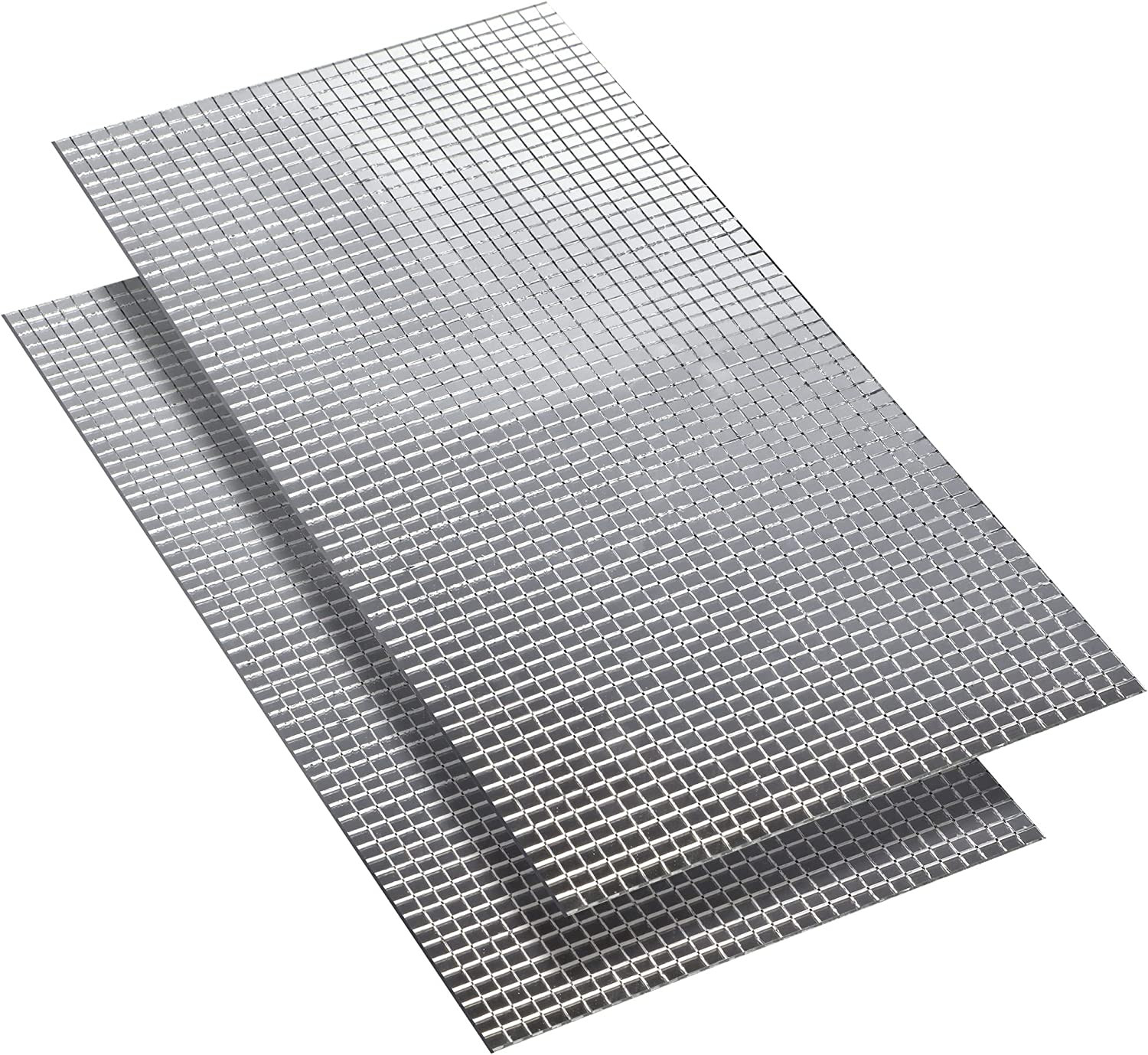 3600Pcs 5 X 5 Mm Self-Adhesive Mini Square Glass, Decorative Craft DIY Accessory