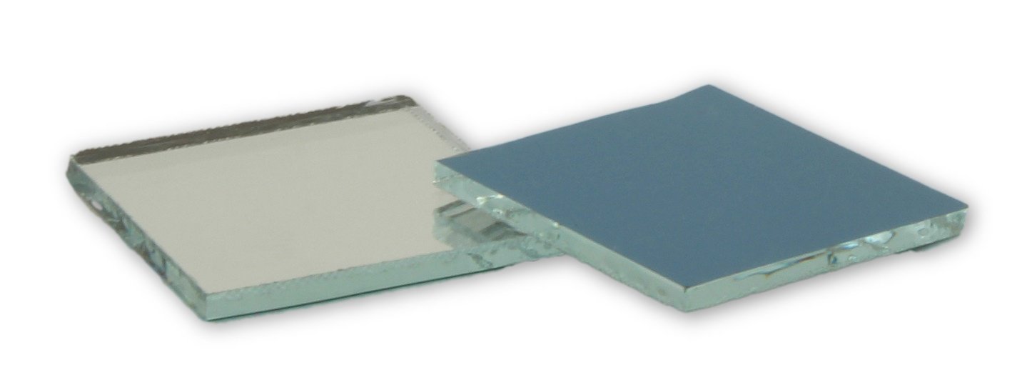 1 inch Small Mini Square Craft Mirror 25 Pieces Mirror Mosaic Tiles
