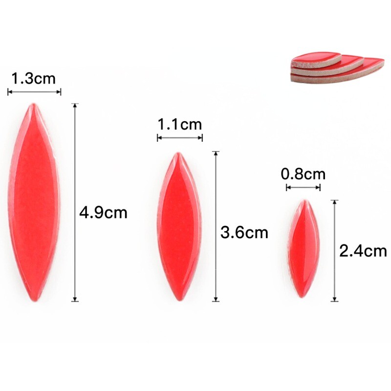 100g Colorful Ceramic Mosaic Tiles Decors Petal Shape Supplies Materials for DIY