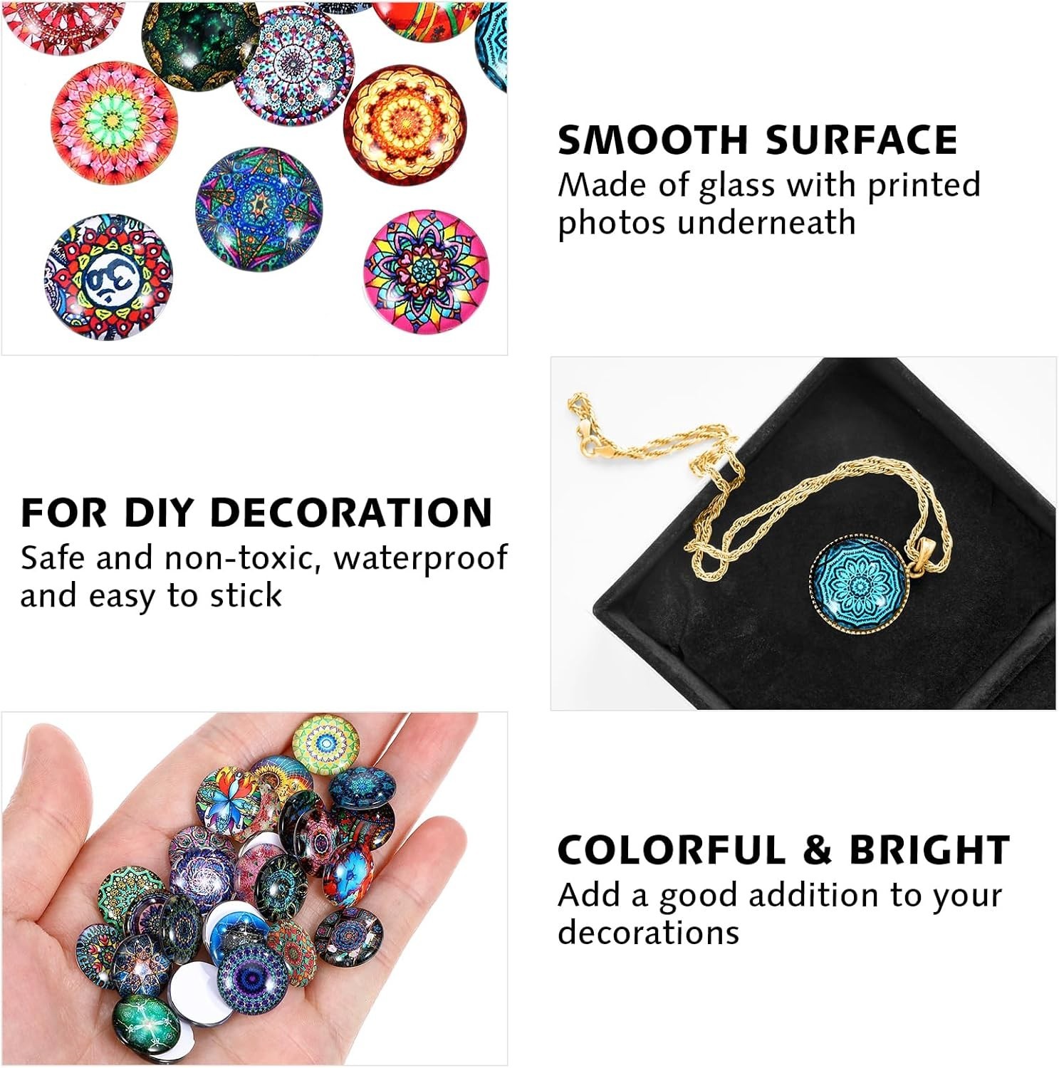 200Pcs Mixed Mosaic Tiles Glass Mosaic Tile Assortment for DIY Crafts Crystal Mo