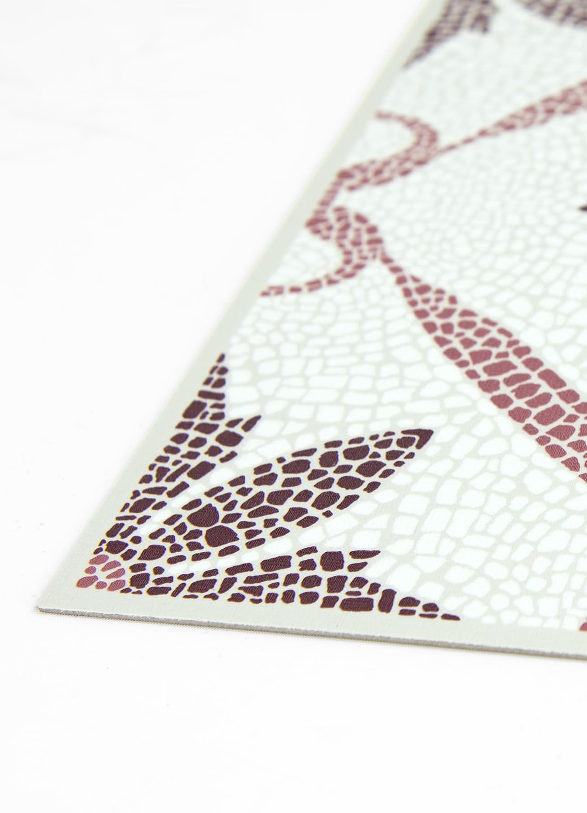Jamila Burgundy Peel Stick Floor Tiles FP6299 Vinyl Flooring Home Decor