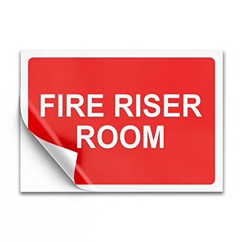 Vinyl Fire Extinguisher Sticker, 7×10, Waterproof, UV Riser, Inside